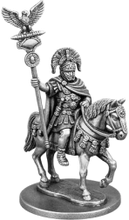 Legate miniature, mounted with the eagle standard